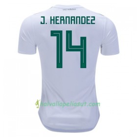 Jalkapallo Pelipaidat Meksiko J.Hernandez 14 World Cup 2018 Vieraspaita